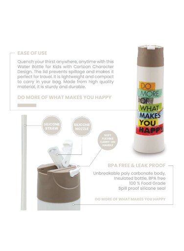 Plastic Water Bottle White 500Ml