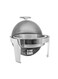 Round Chafing Dish Roll Top Stainless Steel