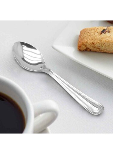 Royal Tea Spoon Set Made Of Stainless Steel (Set Of 12)