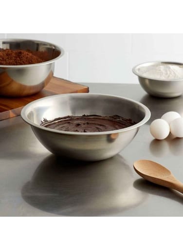 Steel Serving Bowl Seamless Construction