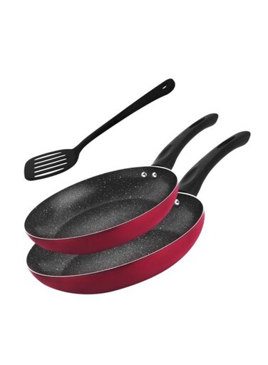 Non Stick Frypan Cookware Set 22Cm &amp; 26Cm With Turner