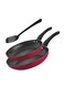 Non Stick Frypan Cookware Set 22Cm &amp; 26Cm With Turner