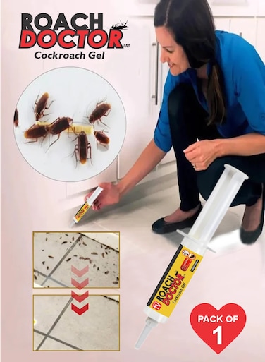 Cockroach Killer Gel Bait - Safe &amp; Effective Pest Control for Indoors &amp; Outdoors