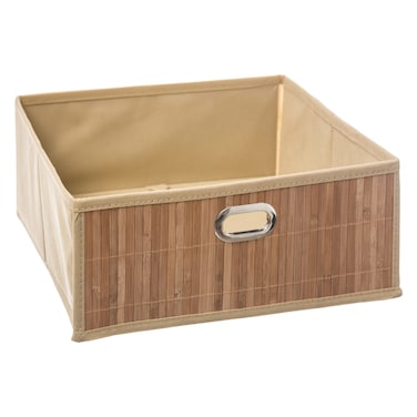 5five Natural Bamboo Storage Basket (31 x 15 cm)