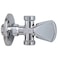Bold Techno Triangle Brass Angle Valve (12.7 x 12.7 cm)