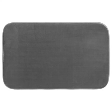 5Five Classic Bath Mat (80 x 50 x 1 cm, Gray)
