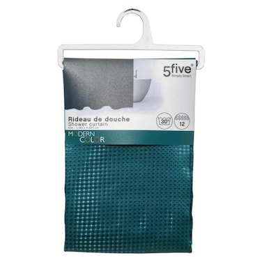 5Five Modern Color Shower Curtain (180 x 0.1 x 200 cm)