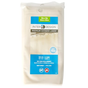 Interdesign Eva Liner Sand Shower Curtain (28 x 17 x 8 cm)