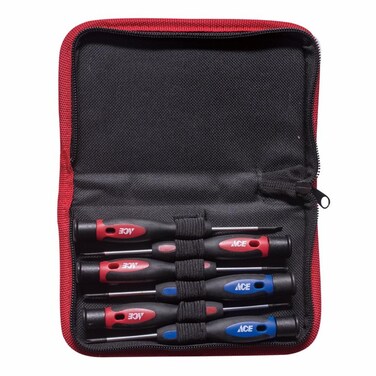 Ace Precision Screwdriver Set W/Case (6 Pc.)