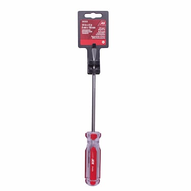 Ace Steel Slotted Taper Screwdriver W/PVC Handle (6 x 150 mm)