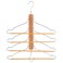 5Five Wood 4-Shirt/Pant Hanger (41.7 x 3 x 44.5 cm)