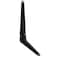 ACE Ornamental Shelf Bracket (15 x 20 cm, Black)