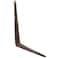ACE Steel Shelf Bracket (24 x 30 cm, Brown)