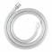 GoodHome Brass &amp; PVC Shower Hose (1500 x 16 mm)