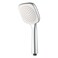 GoodHome Teesta Plastic Single-Spray Pattern Shower Head (110 x 56 mm)