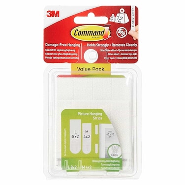 3M Command Picture Hanging Strips (12 Pc.)