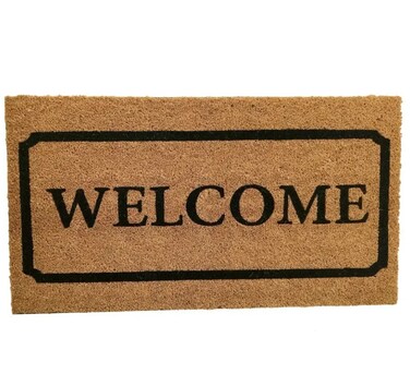 Rag n Rug PVC Tufted Coir Welcome Mat (40 x 90 cm)