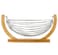 5Five Scales Fruit Basket (Beige, L. 37 x D. 20.5 x H. 18 cm)