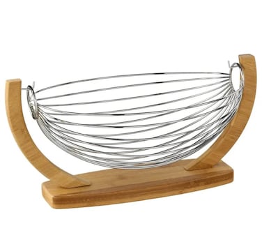 5Five Scales Fruit Basket (Beige, L. 37 x D. 20.5 x H. 18 cm)