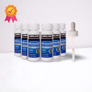 Pack Of 6 Minoxidil Extra Strength Hair Regrowth Treatment 60ml