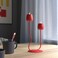 Candlestick/Tealight Holder Bright Red 29 Cm