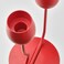Candlestick/Tealight Holder Bright Red 29 Cm