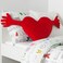 Cushion Red 40X101 Cm