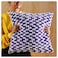 Cushion Cover Purple/Patterned 50X50 Cm
