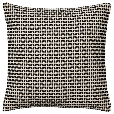 Cushion Cover Beige/Black 50X50 Cm
