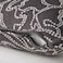 Cushion Cover Anthracite/Off-White 50X50 Cm