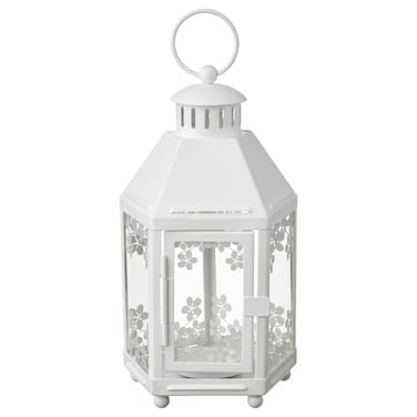 Lantern For Tealight In/Outdoor White 21 Cm