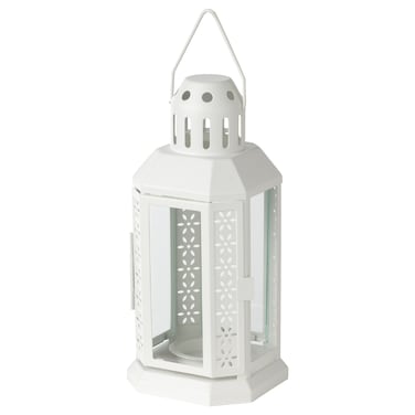Lantern For Tealight In/Outdoor White 22 Cm