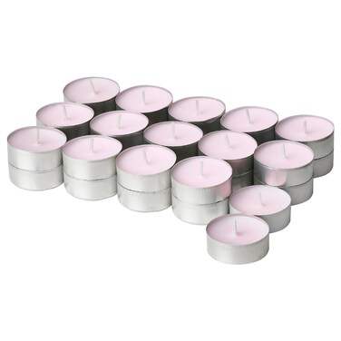 Scented Tealight Jasmine/Pink 3.5 Hr/30 Pack