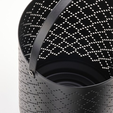 Lantern For Block Candle Black 22 Cm