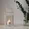 Lantern For Block Candle In/Outdoor White 28 Cm