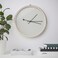 Wall Clock Ash Veneer/Light Grey 42 Cm/20 Pack