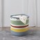 Storage Bag Braided from soft cotton with colourful stripes 30cm