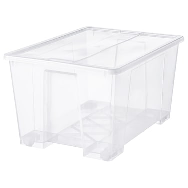 Box With Lid 79X57X43cm/130 L