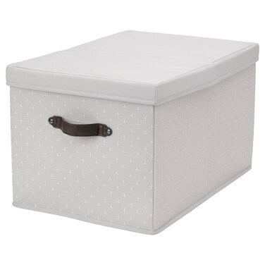 Box With Lid Stackable And Decorative Storage Box 35X50X30cm