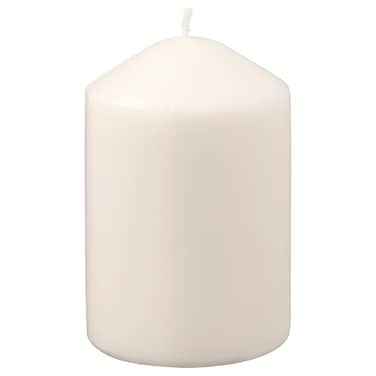 Unscented Block Candle Natural 10cm