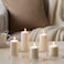 Unscented Block Candle Set Of 5 Natural