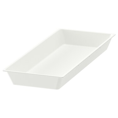 Utensil Tray Makes It Easier To Keep Your Cutlery And Utensils Organised White 20X50cm