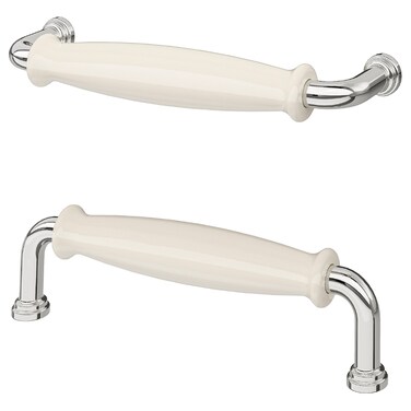 Handle Off-White/Chrome-Plated 141mm