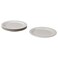 Plate Dinnerware Is Inspired By Turned Ceramic Objects Light Grey-Beige 26cm