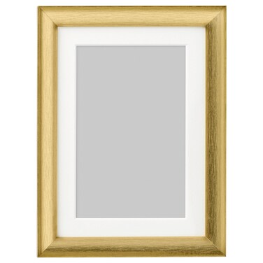 Frame Gold-Colour This Frame Is Ideal To Use With Alfta Adhesive Hook 13X18cm