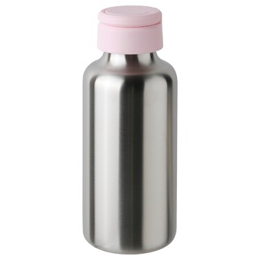 Water Bottle Stainless Steel/Light Pink 0.5 L