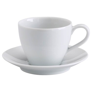 Coffee Cup And Saucer White 20cl