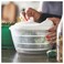 Salad Spinner Easily Dry Your Wet Salad In The Kitchen Sink White