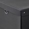 Storage Box With Lid Black 25X35X15cm