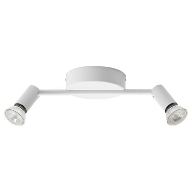 Ceiling Spotlight With 2 Spots White